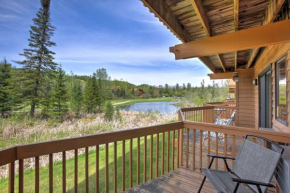 Condo on First Green with Deck at Schuss Mountain!